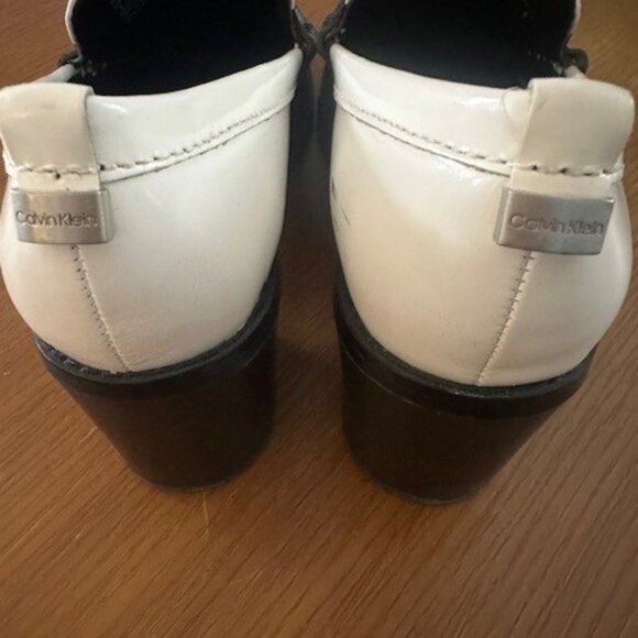 CALVIN KLEIN Pamelyn Loafer Pump Black Leather - Picture 3 of 4